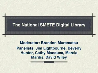 Exploring the National SMETE Digital Library at JCDL 2001