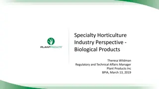 Biopesticides in Horticulture Industry: Benefits and Applications