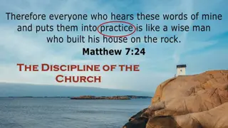 Strive for Holiness Through Discipline and Encouragement