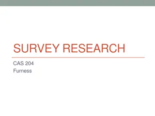 Survey Research and Types of Surveys