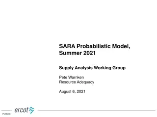 Summer 2021 SARA Probabilistic Model Updates & Major Changes