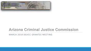Arizona Criminal Justice Commission Grant Meeting Highlights