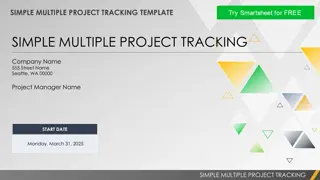 Efficient Project Tracking Template for Multiple Projects