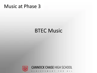 Explore BTEC Music Courses for Practical Musicians