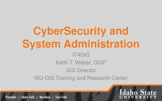 Cybersecurity and System Administration