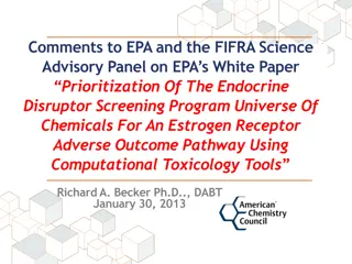 Improving Prioritization in Endocrine Disruptor Screening Program