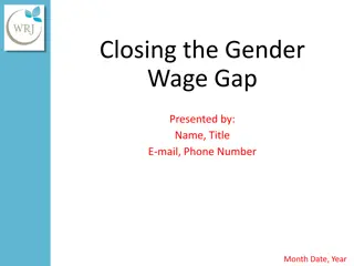 Addressing the Gender Wage Gap: Legislation and Strategies