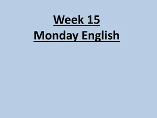 Unique Insights into Week 15 English Lessons