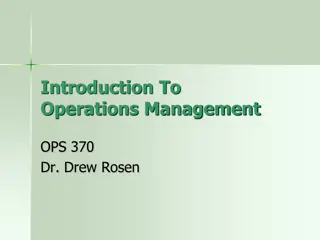 Operations Management Essentials for Business Success