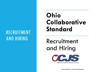 Ohio Collaborative Standards for Recruitment and Hiring in Law Enforcement