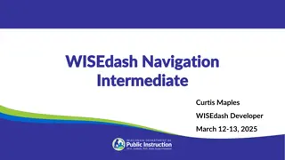 WISEdash: Data Analysis and Decision Support