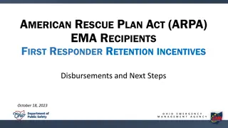 Ohio Emergency Management Agency ARPA First Responder Incentives Disbursements