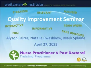 Quality Improvement Seminar Teamwork & Curriculum Plan