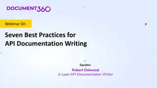 Best Practices for Writing API Documentation: Insights by Robert Delwood