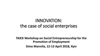 Innovation and Social Entrepreneurship: Principles, Ownership, and Impact