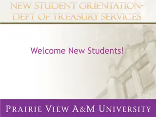 Prairie View A&M University New Student Orientation and Tuition Plans