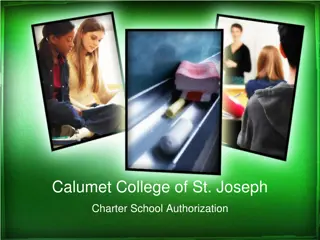 Calumet College of St. Joseph Charter School - Mission, Guiding Principles, and Oversight