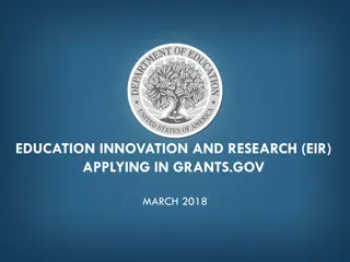 Applying for Education Innovation and Research Grants