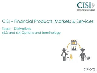 Options in Financial Markets