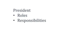 Effective President Responsibilities and Duties