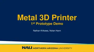 Prototype Showcase: Metal 3D Printer Demo and Skateboard Truck Designs