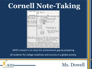 Mastering Information with Cornell Note-Taking Method