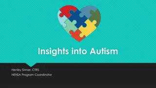 Insights into Autism Spectrum Disorder and Person-First Language