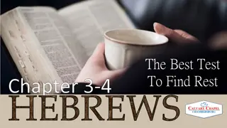Discover the Best Test to Find Rest in Hebrews and Matthew