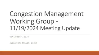 Updates on Congestion Management Working Group Meeting Dec 4, 2024
