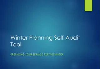 Preparing Your Service for Winter: Self-Audit Toolkit Overview