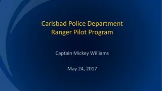 Carlsbad Police Ranger Pilot Program - Enhancing Public Safety and Conservation