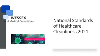 2021 National Standards of Healthcare Cleanliness Overview
