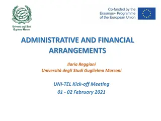 Financial Terms and Funding Approach for Capacity-Building Projects