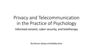 Ensuring Privacy and Cybersecurity in Teletherapy Practice