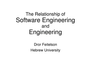 Exploring the Relationship Between Software Engineering and Engineering Practices