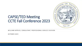 Education Specialist Credential Updates and Requirements