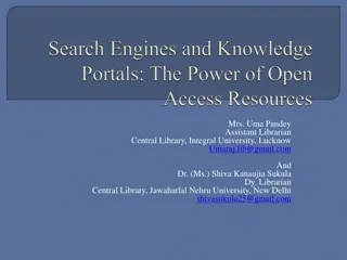 Enhancing Information Retrieval Efficiency with Search Engines and Knowledge Portals