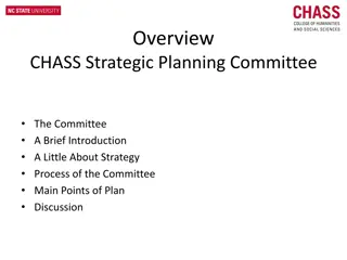 CHASS Strategic Planning Committee Insights