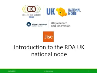 RDA UK Node Workshop Agenda and Events