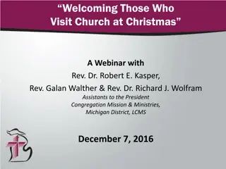 Welcoming Visitors at Christmas: Key Considerations for Festive Church Services