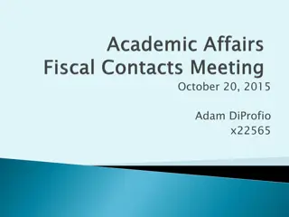 Enhancing Departmental Communication and Financial Allocations