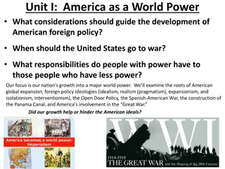 America's Evolution: From World Power to Domestic Challenges