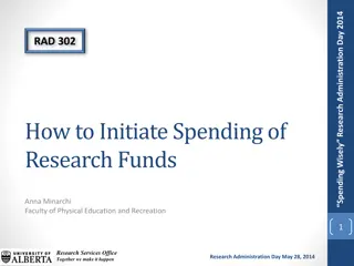 Initiating Research Fund Spending and Budget Management Tips