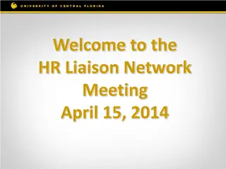 HR Liaison Network Meeting - Building Partnerships and Collaboration