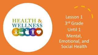 Mental, Emotional, and Social Health in 3rd Grade Lesson