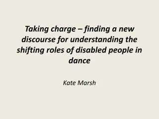 Shifting Roles of Disabled People in Dance: A New Discourse