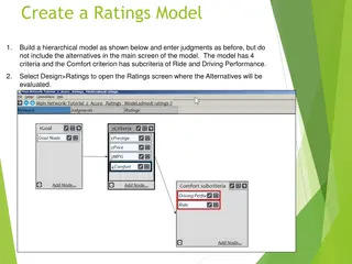 Creating Hierarchical Ratings Model for Effective Evaluation