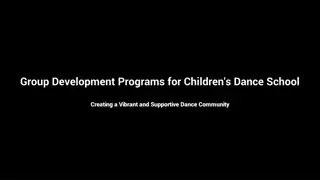 Vibrant and Supportive Children's Dance Group Programs