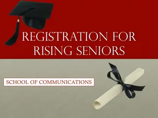 Senior School of Communications Registration Guidelines
