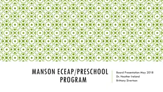 Manson ECEAP Preschool Program Overview May 2018